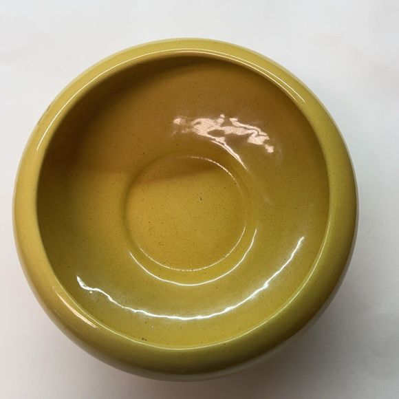 Frankoma Other - Vintage Frankoma Pottery Yellow  Planter Pot Footed Bowl MCM